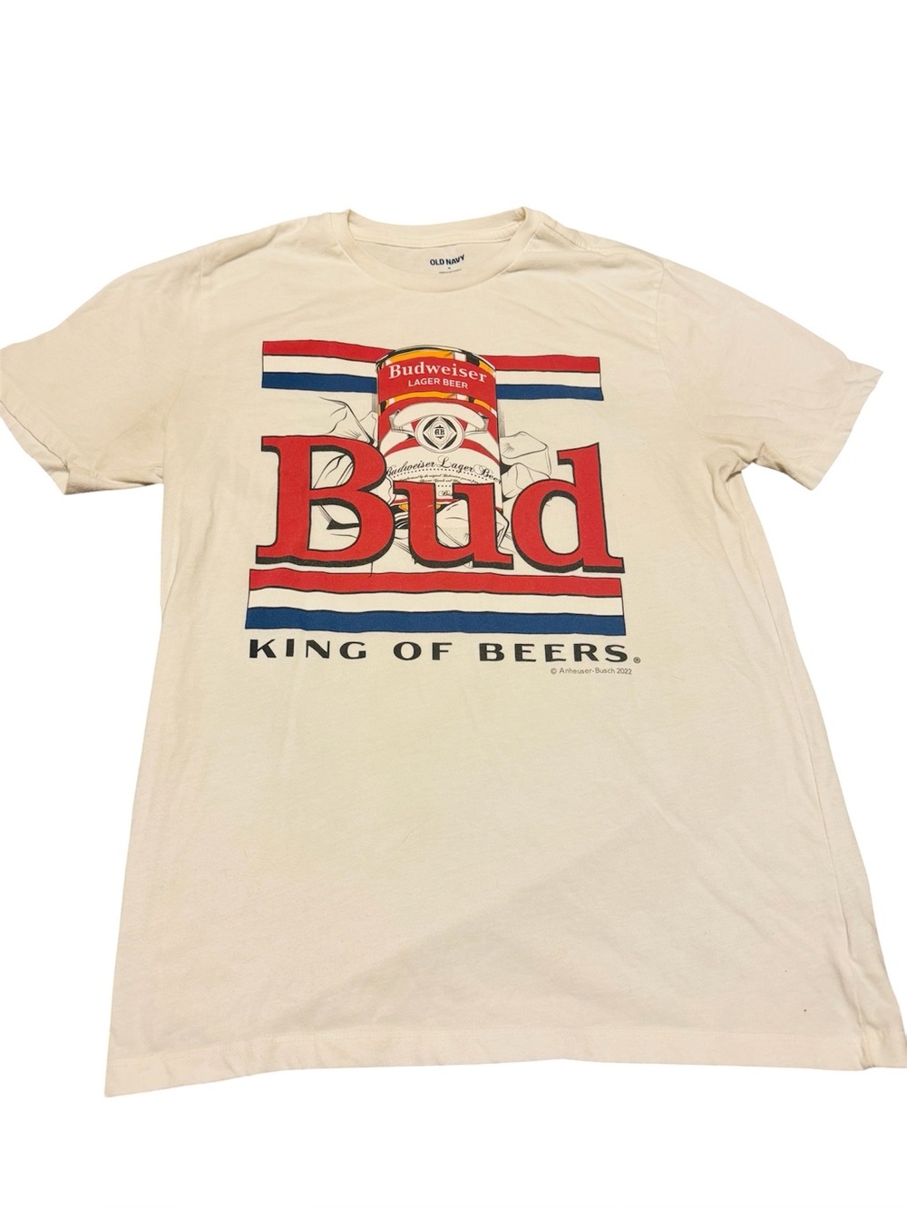 Old Navy T Shirt- Bud King Of Beers Size Medium Budweiser Unisex